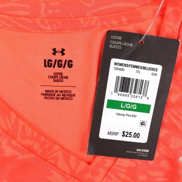 UNDER ARMOUR • Velocity Print Short Sleeve Tee - Picture 4 of 5